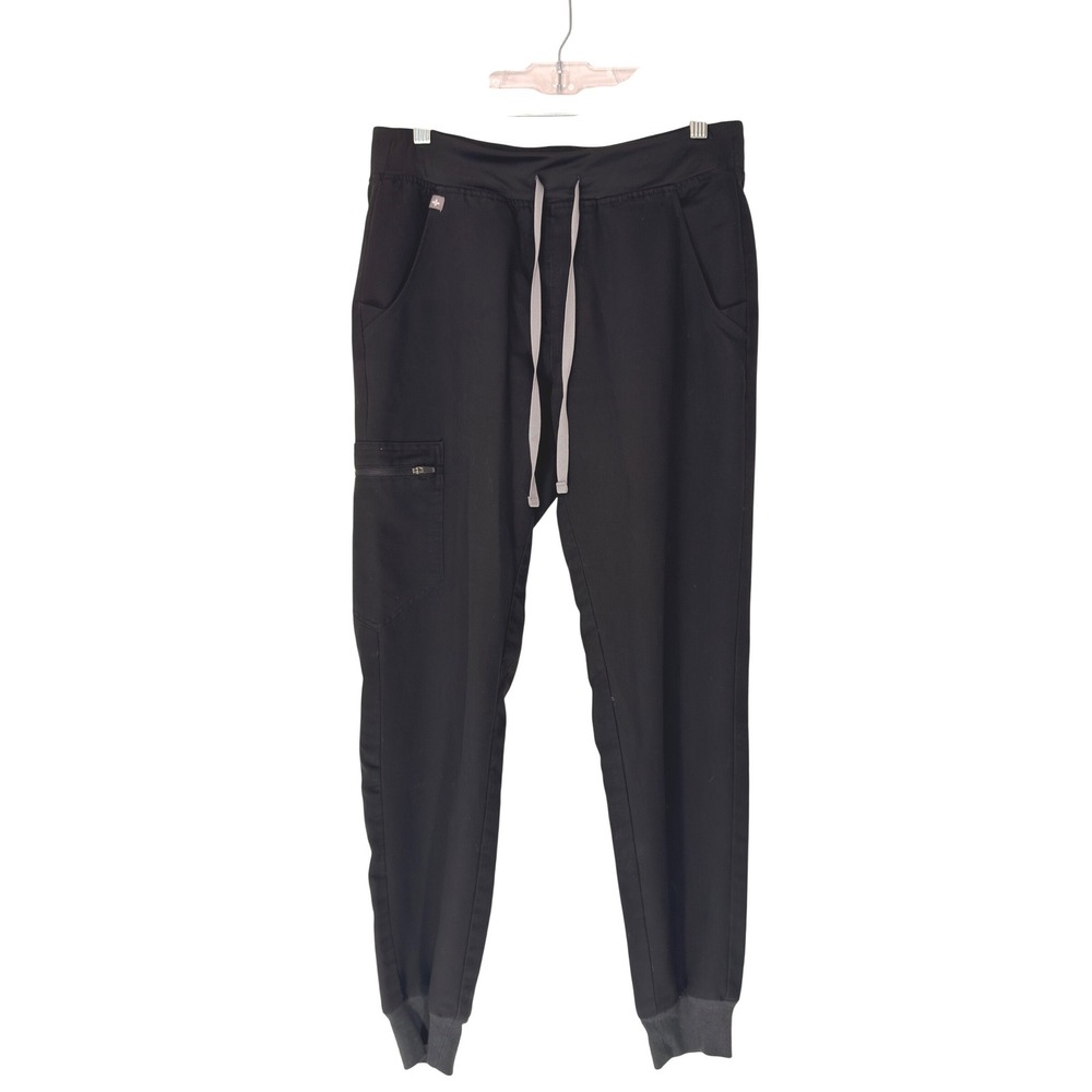Figs Women's‎ Black Zamora Jogger Scrub Pants Medical Nursing Hospital Small